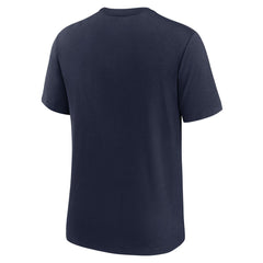 Tennessee Titans Wordmark Logo Tri-Blend T-Shirt - Navy for sale