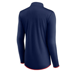 Minnesota Twins Women's Worth The Drive Quarter-Zip Jacket Navy