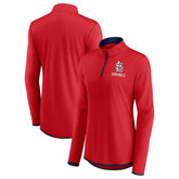 St. Louis Cardinals Women's Worth The Drive Quarter-Zip Jacket Red