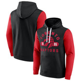 Toronto Raptors Attack Colorblock Pullover Hoodie - Black/Red sale