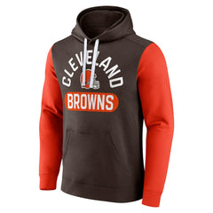 Cleveland Browns Extra Point Pullover Hoodie - Brown on sale