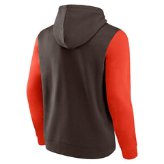 Cleveland Browns Extra Point Pullover Hoodie - Brown on sale