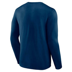 Seattle Kraken Fanatics Skate Or Die Long Sleeve T-Shirt - Deep Sea Blue T-shirts