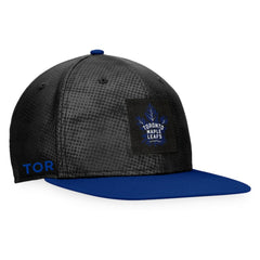 Toronto Maple Leafs Fanatics Authentic Pro Alternate Logo Snapback Hat - Black/Blue Hats