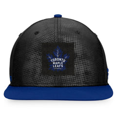 Toronto Maple Leafs Fanatics Authentic Pro Alternate Logo Snapback Hat - Black/Blue Hats