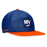 New York Islanders Fanatics Authentic Pro Alternate Logo Snapback Hat - Royal/Orange Hats