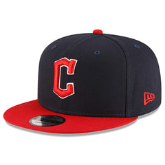 Cleveland Guardians Team Color 9FIFTY Snapback Adjustable Hat Navy/Red
