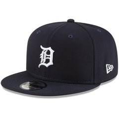 Detroit Tigers Logo Team Color 9FIFTY Snapback Hat Navy