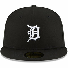 Detroit Tigers Logo 59FIFTY Fitted Hat Black