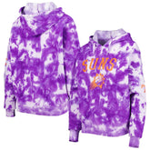 Phoenix Suns Women's Brushed Cotton Tie-Dye Pullover Hoodie - Purple on sale