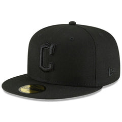 Cleveland Guardians 59FIFTY Fitted Hat Black/Black