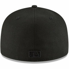 Detroit Tigers Black on Black 59FIFTY Fitted Hat