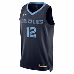 Ja Morant Memphis Grizzlies Unisex Swingman Jersey - Icon Edition - Navy for sale