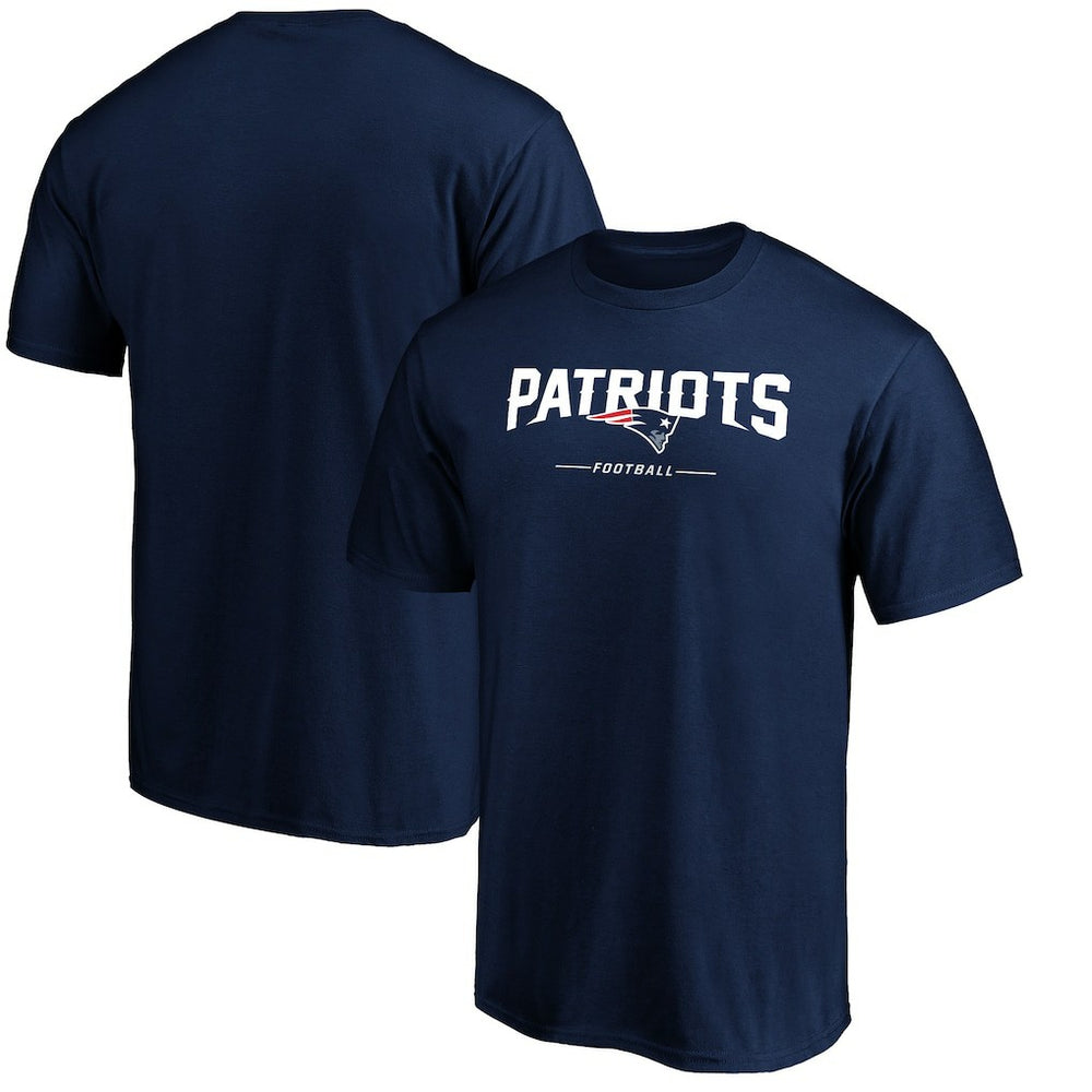 New England Patriots Team Lockup T-Shirt - Navy discount