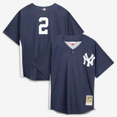 Derek Jeter New York Yankees Authentic Batting Practice Jersey Navy