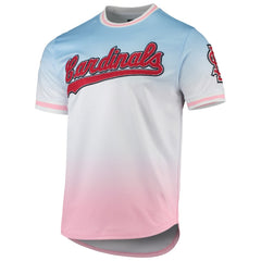St. Louis Cardinals Pro Standard Ombre T-Shirt Blue/Pink