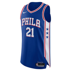 Joel Embiid Philadelphia 76ers Authentic Jersey - Icon Edition - Royal for sale