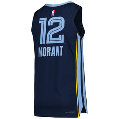 Ja Morant Memphis Grizzlies Authentic Jersey - Icon Edition - Navy discount