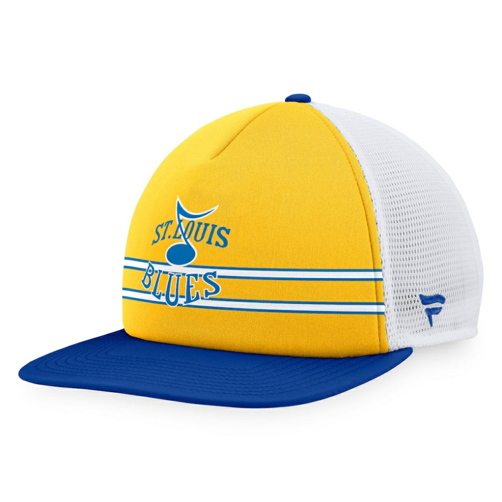 St. Louis Blues Fanatics Special Edition 2.0 Trucker Snapback Adjustable Hat - Gold/Blue Hats