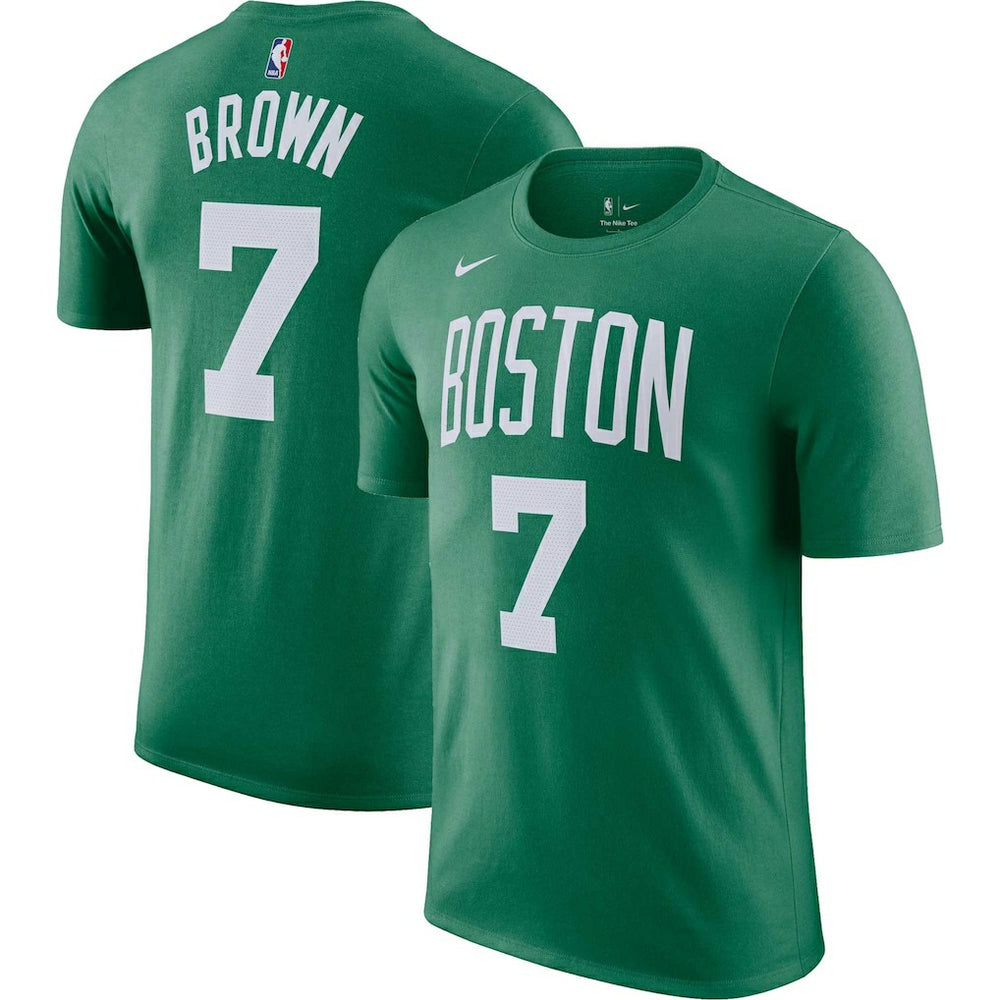 Jaylen Brown Boston Celtics Icon 2022/23 Name & Number T-Shirt - Kelly Green cheap