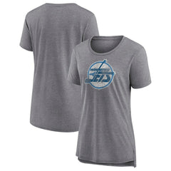 Winnipeg Jets Fanatics Women's Special Edition 2.0 Modern T-Shirt - Heather Gray T-shirts