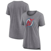New Jersey Devils Fanatics Women's Special Edition 2.0 Modern T-Shirt - Heather Gray T-shirts