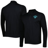 New York Knicks Levelwear Nano Engineered Knit Fabric Quarter-Zip Jacket - Black for sale