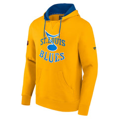 St. Louis Blues Fanatics Special Edition 2.0 Team Logo Pullover Hoodie - Gold Hoodies