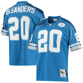 Barry Sanders Detroit Lions 1991 Authentic Throwback Retired Player Jersey - Blue sale