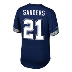 Deion Sanders Dallas Cowboys Retired Player Name & Number Mesh Top - Navy cheap