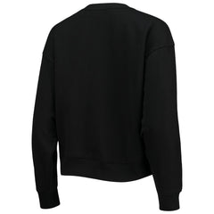 Miami Marlins DKNY Sport Women's Carrie Pullover Sweatshirt Black