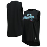 Miami Marlins DKNY Sport Women's Marcie Tank Top Black