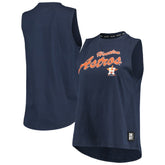 Houston Astros DKNY Sport Women's Marcie Tank Top Navy