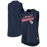 Cleveland Guardians DKNY Sport Women's Marcie Tank Top Navy
