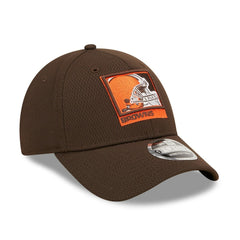 Cleveland Browns New Era Framed AF 9FORTY Snapback Hat - Brown cheap