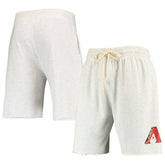 Arizona Diamondbacks Concepts Sport Mainstream Terry Tri-Blend Shorts Oatmeal