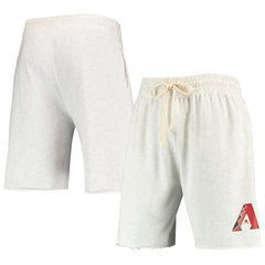 Arizona Diamondbacks Concepts Sport Mainstream Terry Tri-Blend Shorts Oatmeal