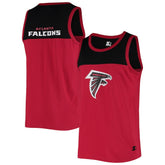 Atlanta Falcons Starter Team Touchdown Fashion Tank Top - Red/Black on sale