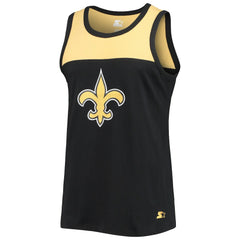 New Orleans Saints Starter Team Touchdown Fashion Tank Top - Black/Gold sale