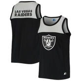 Las Vegas Raiders Starter Team Touchdown Fashion Tank Top - Black/Silver cheap