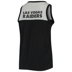 Las Vegas Raiders Starter Team Touchdown Fashion Tank Top - Black/Silver cheap
