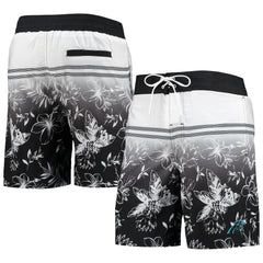 Carolina Panthers G-III Sports by Carl Banks Island Volley Swim Shorts - Black sale