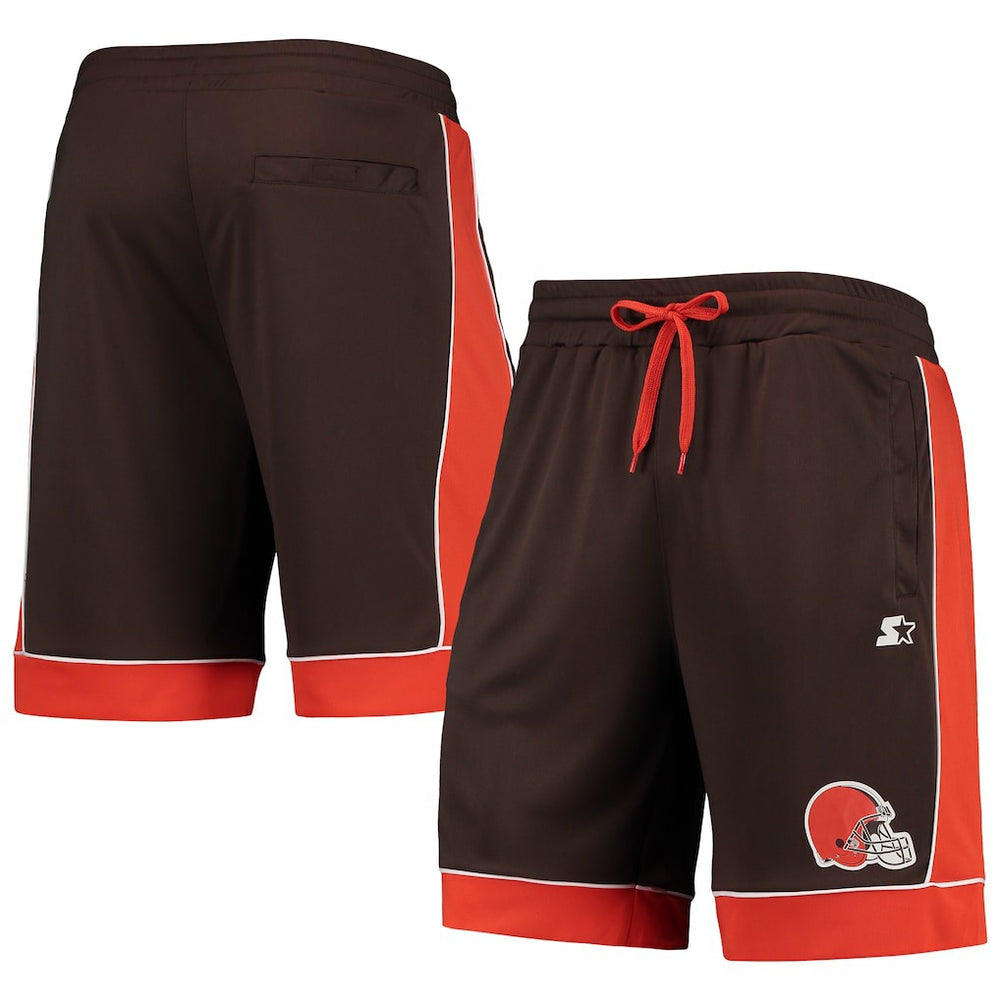 Cleveland Browns Starter Fan Favorite Fashion Shorts - Brown/Orange online