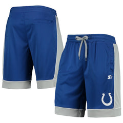 Indianapolis Colts Starter Fan Favorite Fashion Shorts - Royal/Gray sale