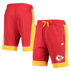 Kansas City Chiefs Starter Fan Favorite Fashion Shorts - Red/Gold online