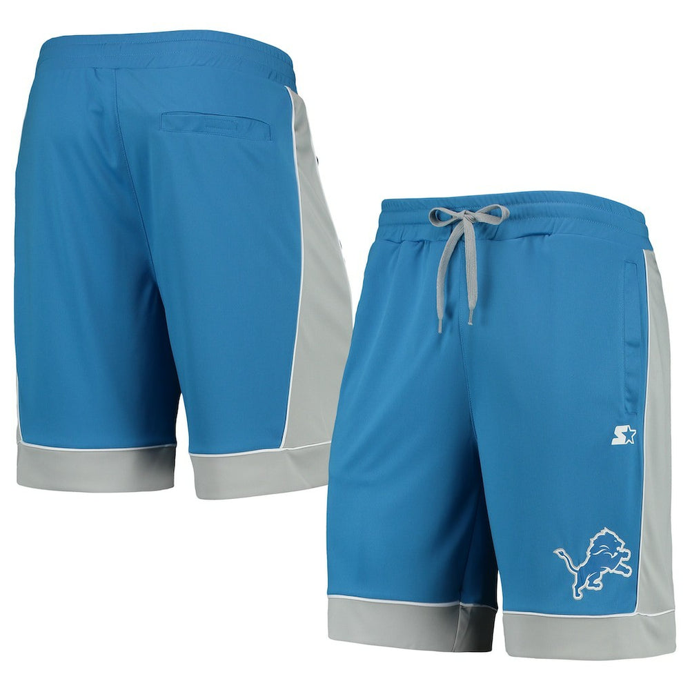 Detroit Lions Starter Fan Favorite Fashion Shorts - Blue/Gray on sale