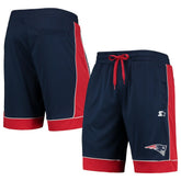 New England Patriots Starter Fan Favorite Fashion Shorts - Navy/Red outlet