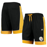 Pittsburgh Steelers Starter Fan Favorite Fashion Shorts - Black/Gold online