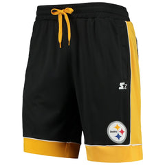 Pittsburgh Steelers Starter Fan Favorite Fashion Shorts - Black/Gold online