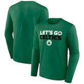 Boston Celtics Tip-Off Long Sleeve T-Shirt - Kelly Green sale